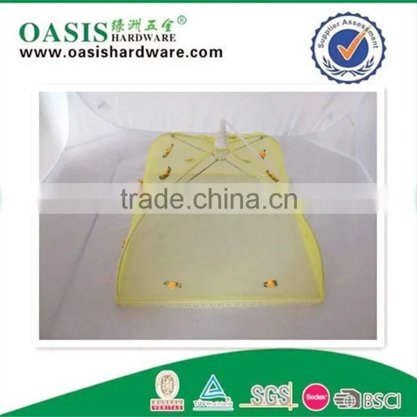 Net Cloth Folded Food Cover With Florals Food Umbrella photo-4