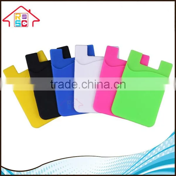 NBRSC Silicone 3m Sticker Smart Wallet Mobile Phone ID Credit Card Holder As Seen on TV photo-5