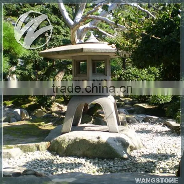Modern Garden Hand Carved Stone Lantern for Decor Use photo-1