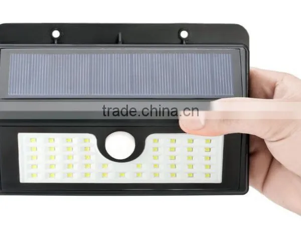 45Leds Solar MOTION Sensor Powered Wall Mounted Led Tube Light photo-2