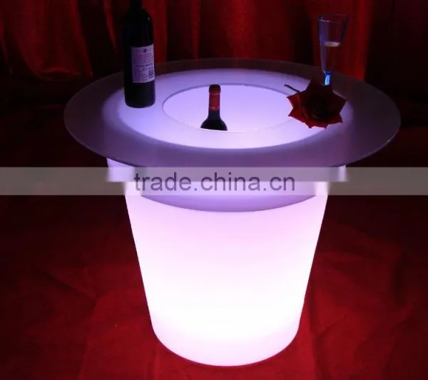 Modern Light up Led Ice Bucket Illiminated Party Used Glowing Flower Pot photo-5