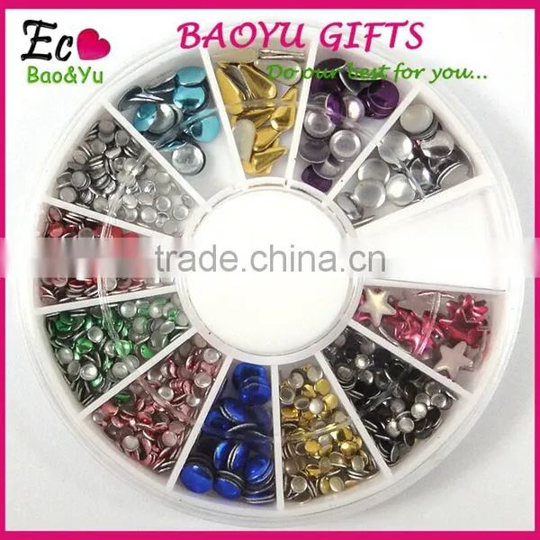 DIY Nail Art Decoration 3D Nail Metal Shell for Nails 3D Nail Art Decoration photo-2