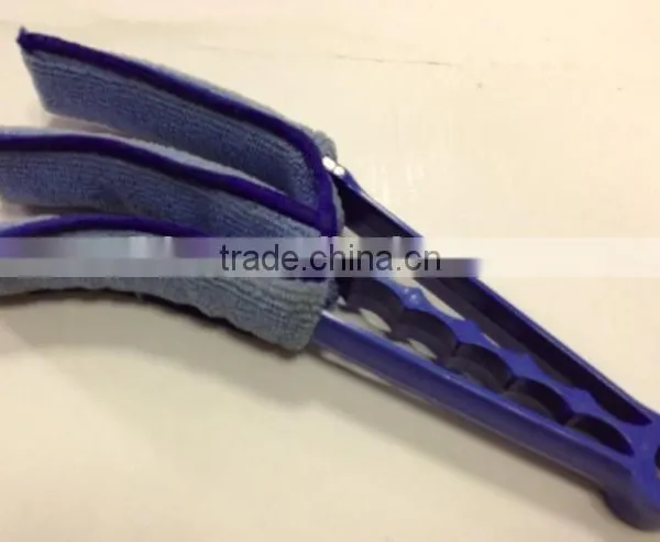 Microfiber cloth window shutter air-condition blind duster