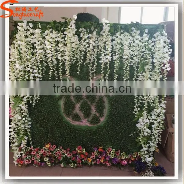 2016 Hot Sale Artificial Wedding Flower Wall Imported From China for Indoor Decoration photo-3