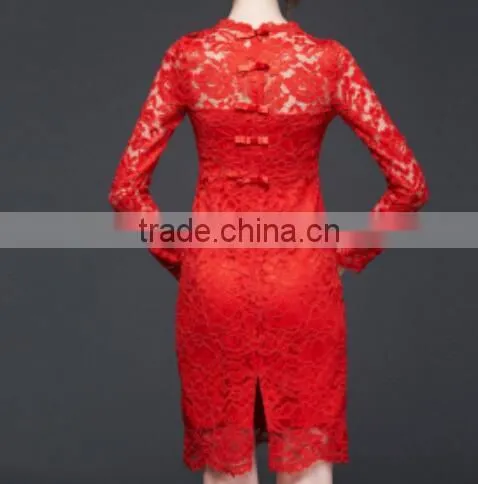 Ladies White Hook Flower Lace Crochet Pencil Skirt photo-2