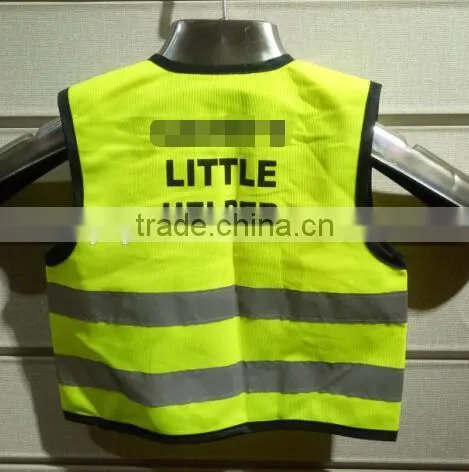 hi Vis Safety Vest With Mesh Fabric for Kids Children photo-2