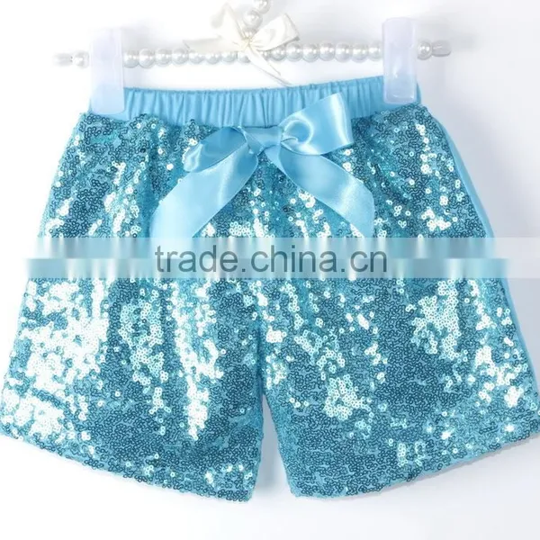 Fashion Girls' Summer Cotton Shorts High Quality Baby Sequin Shorts Kids Short Pants in Stock photo-4