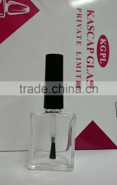 Square Shape Empty Glass Bottles for Nail Polish photo-3