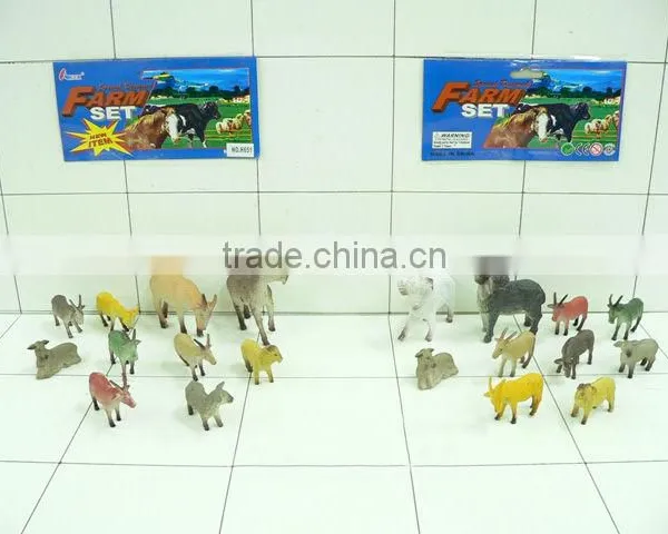 Wholesale Mini Plastic Sheep Toy / Small Plastic Toy Sheep
