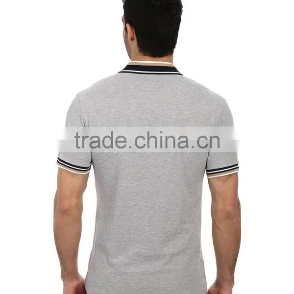 2015 Latest Custom Mens Polo Shirt China Supplier Pima Cotton Polo Shirt China Manufacturer Apparel Pima Cotton Polo Shirt photo-3