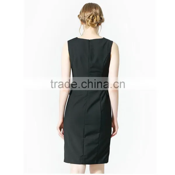V-neck Elegant Sleeveless Summer Women's Dresses Sexy photo-2