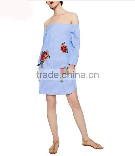 Yihao Dongguan Humen Fantasy New Modeldress Elegant Hand Embroidery Designs for Women photo-3