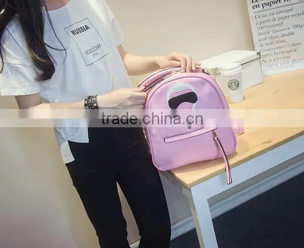 High Quality Silicon Feeling PEVA Lady Hand Bag With Pocket photo-3