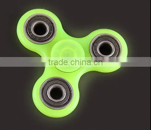 Fingertip Gyro Luminous Plate Finger Gyro Three Leaf Glowing Fingertip Spiral Adult Children Fluorescent Finger Helix photo-4