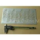 CNC Machining Aluminum Stamping Parts 0.8mm Thick For Automotive Rigidizer