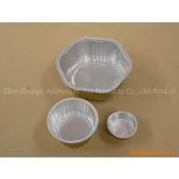 Rectangular Aluminium Foil Container With Colorful Coating