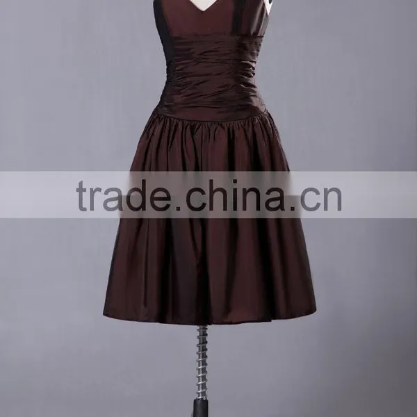 2017 Simple Style Cap Sleeves Red Prom Gown ED134 photo-4