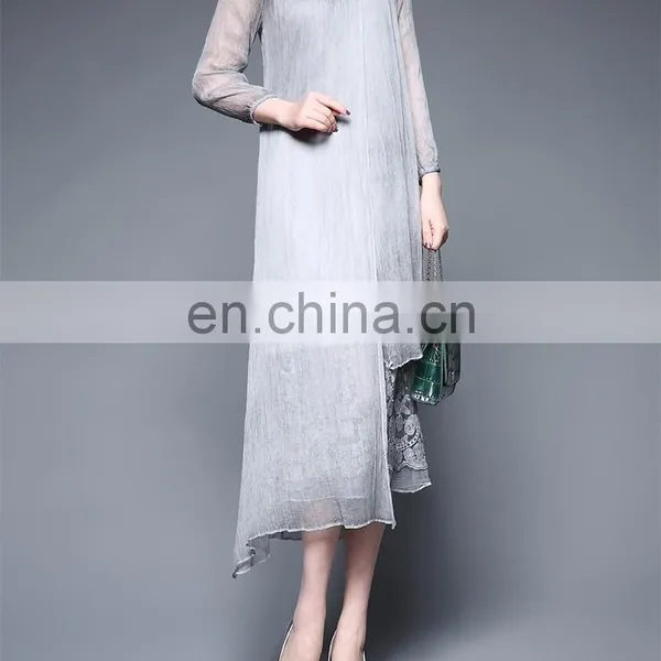 Top Grade Newest Elegant Long Sleeve Dresses One Piece for Women photo-3