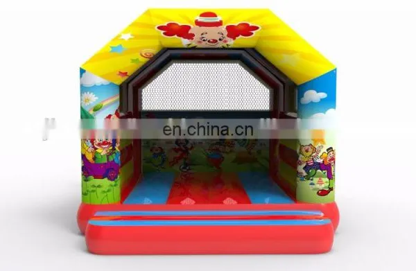 2017 High Quality New Design Cheap Movable 0.55mm PVC Inflatable Small Bounce House for Sale photo-2