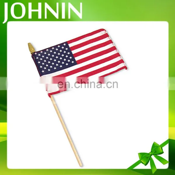 Flag Manufacturer Polyester Custom Plastic Hand Flag Sticks photo-3