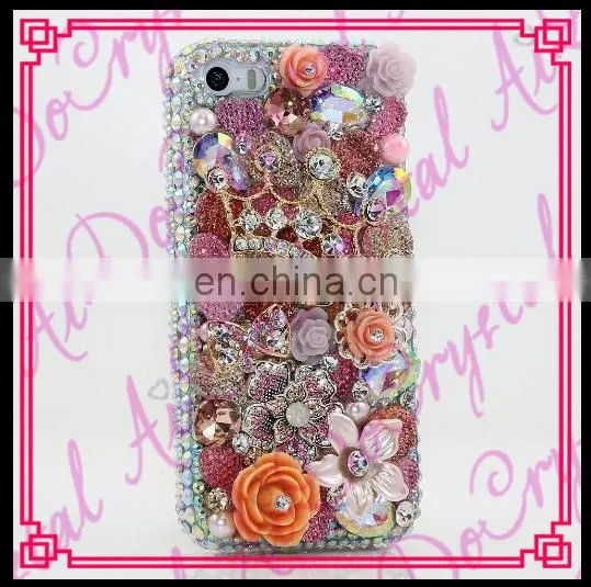 Aidocrystal Full Rhinestone Diamond Bling Cover Case Luxury Cell Phone Accessory
