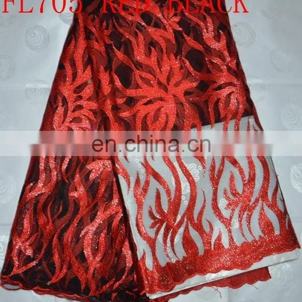 2015 New Arrival Fashion Sequins Guipure Lace Fabric(FL705)high Quality/best Price/in Stock/popular/fashion/prompt Delivery photo-4