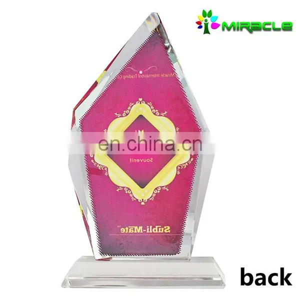 Pentagon Shaped Picture Photo Crystal Frame Sublimation Best Selling in 2016 photo-2