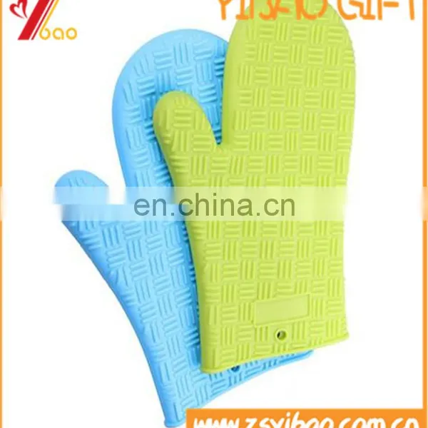 Customize Food-grade BBQ Heat Resistant Silicone Baking Gloves for Cooking photo-3
