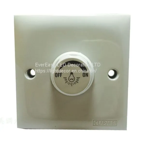 A112 series switch socket 300W LED dimmer LED SCR Rotary type