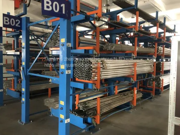 Pipe Storage Used a Crane With What Save Space Expansion Cantilever Shelves photo-4