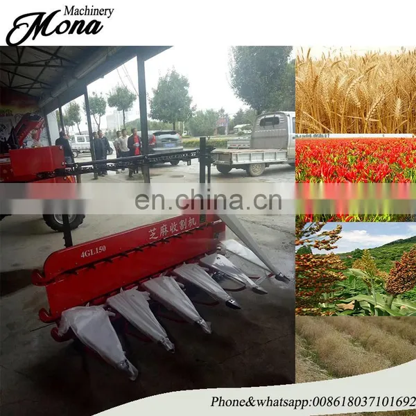 Rice Harvester Cutter Machine/small Wheat Combine Harvester/ Agriculture Machine Rice Reaper photo-6
