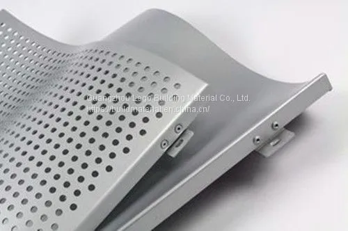 2.0mm Profiled Aluminum Veneer Environmentally Friendly Plaza photo-2