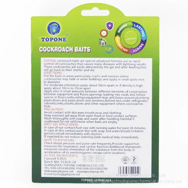 Cockroach Pest Control Products, Eco-friend Kill Cockroach Bait With Cheap Price photo-5