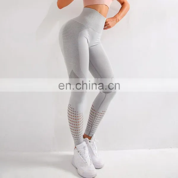 Custom Gym Wear Legging Manufacturer Sport Women Highwaist Leggings Butt Lift Yoga Pants Nylon Spandex Leggings photo-2