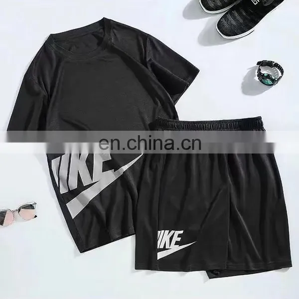Summer Men Polyester Fiber Suit for Outdoor Running Wear Quick Dry photo-4
