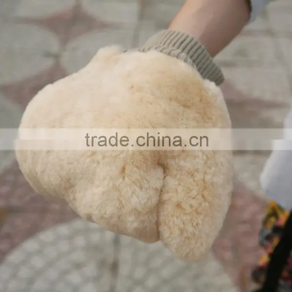 Glove Wash Mitt for Car Best Selling Products Genuine Sheepskin Mitt photo-4