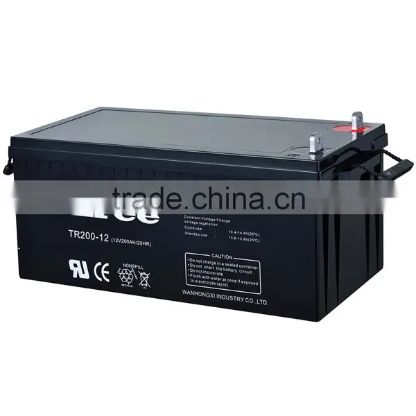 Manufacturr Sola Power Battery Supply 12V200Ah AGM Gel Deep Cycle Battery photo-3