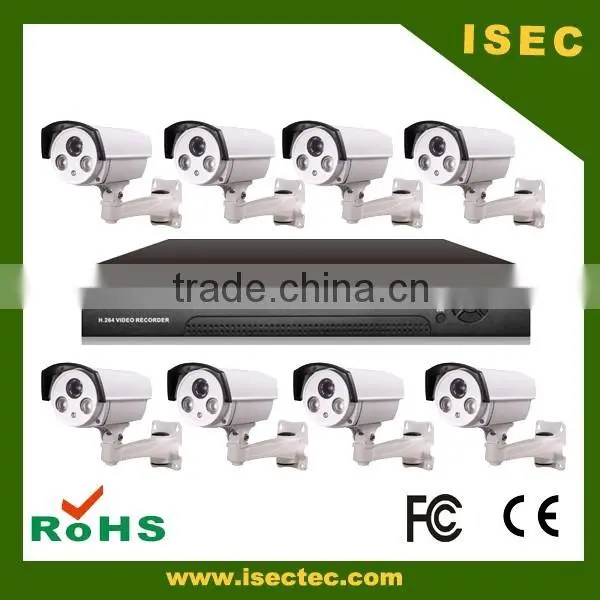 1080P Smart Phone 2MP CCTV AHD System Real Time Hybird DVR 8CH 1080P AHD Kits photo-5