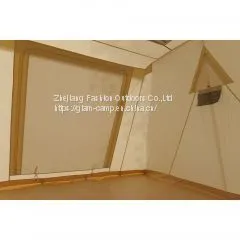 Cotton Spring-bar Guard Tent Cotton Canvas Tent Hotel Tent One Pole Tent Supplier photo-2