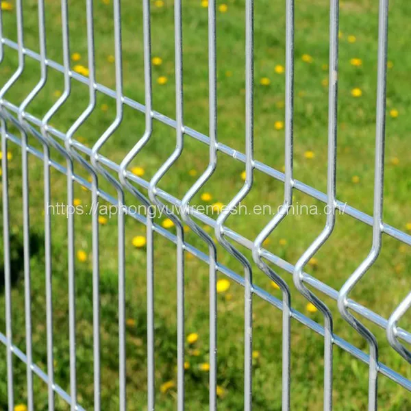 Galvanized 3D Fence Panel Rejas Cercas Welded Mesh Fencing Curvy Mesh Curved V-Mesh FEnce Euro Fence Euromesh Europanel photo-2