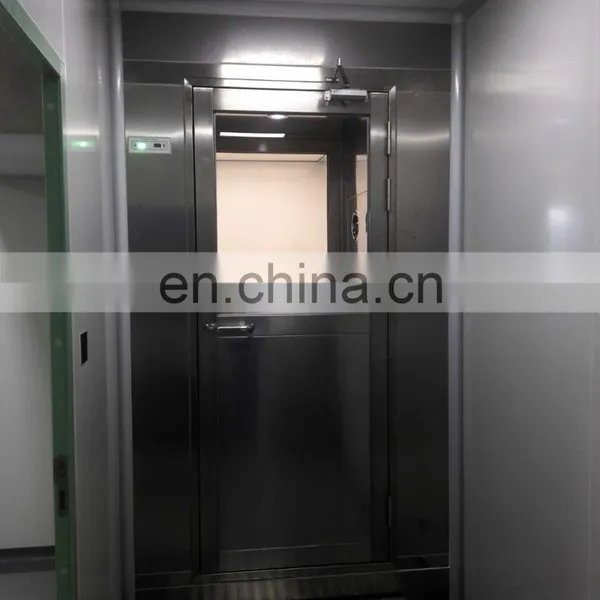 Hospital Medicine Airshower Manufacturing Sliding Stainless Steel Cleanroom Air Shower photo-3