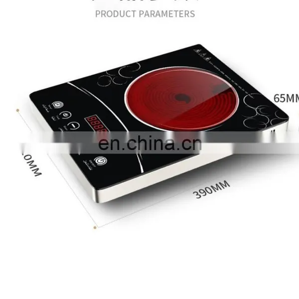 110v/220v Infrared Cooker 2000W Touch Control Black Color Easy to Operate Rice Soup Milk Hotpot Rice Keep Warm Function photo-3