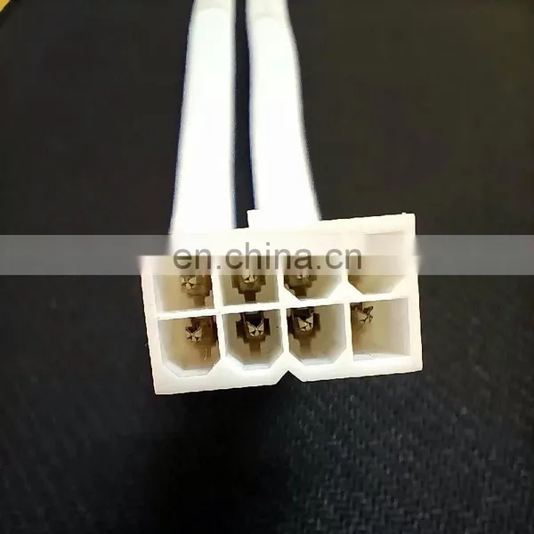 Hot Sale White Sleeved Pcie Splitter 8 Pin Female to Dual 8pin Male GPU VGA Power Cable Express Adapter Power Cabl photo-4