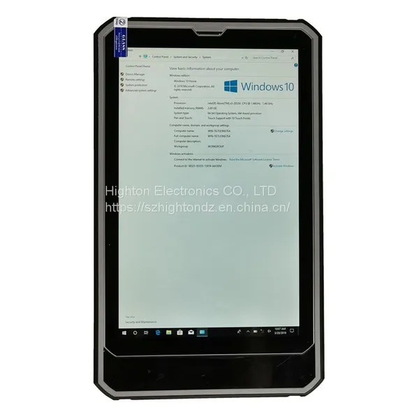 Rugged Tablets Embedded Computer Rugged Industrial Tablet PC Rugged Waterproof Computer HiDON Factory Price IP68 Rugged Tablet PC 10.1 Inch Quad-Core Win 10 4GB+64GB 4G LTE photo-4