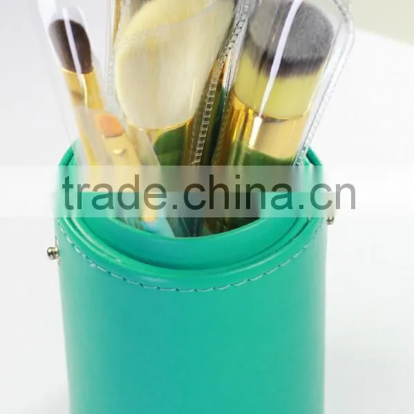Customized Logo Makeup Brush Set 7pcs, Professional Makeup Brush Set With Cylinder Case photo-5