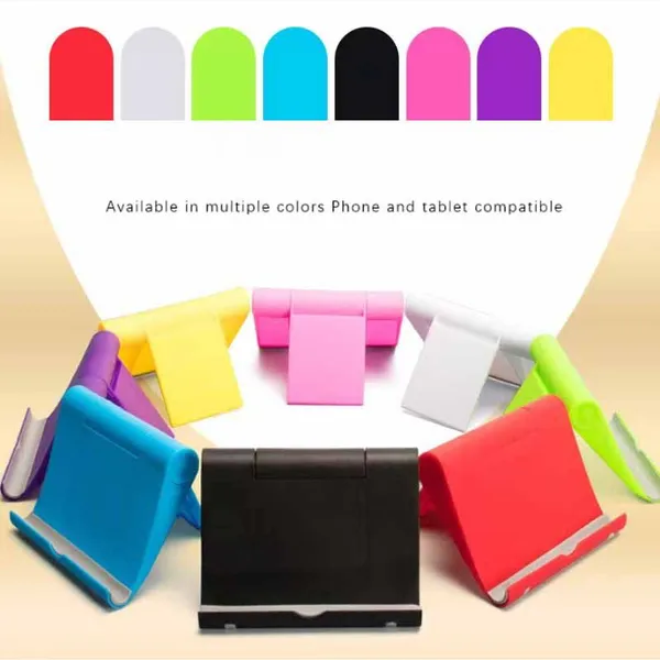 Cheap Price Portable Universal Plastic Adjustable Foldable Desktop Mobile Phone Holder