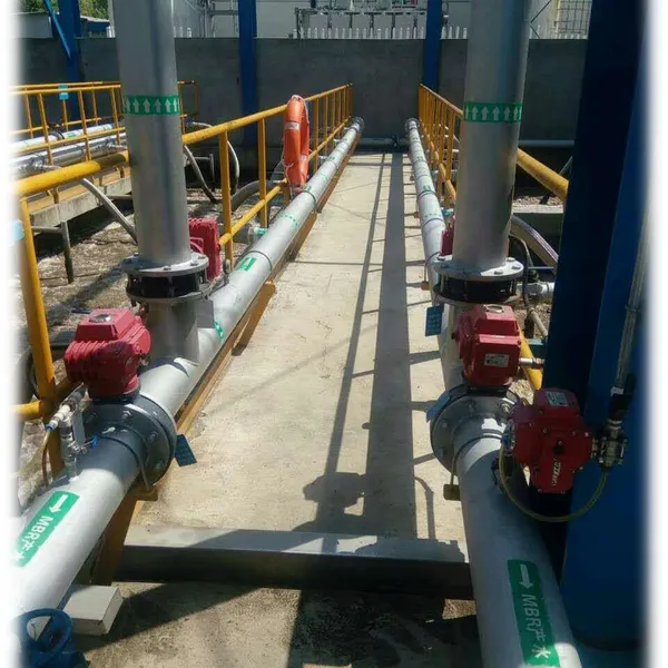 DN50-DN600 Wafer-Type Butterfly Valve With Gear Operator for Industrial Piping Systems photo-2