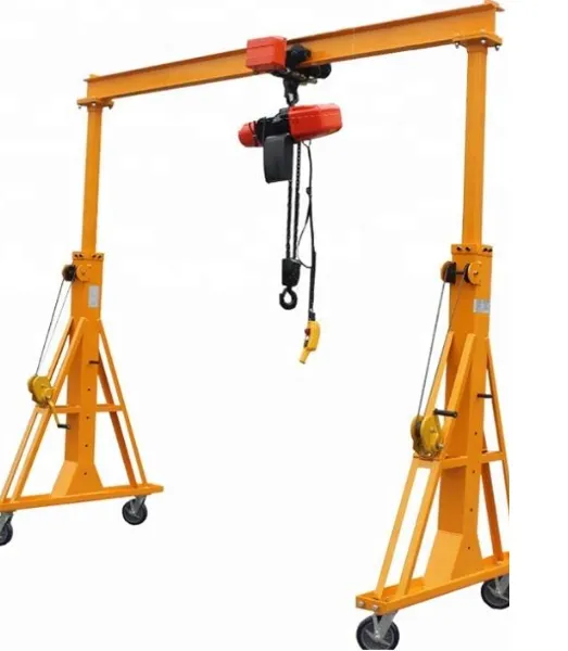 Portable Height Adjustable Mobile Gantry Crane photo-3