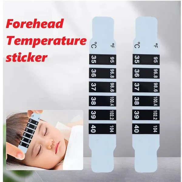 Color Changing Patch for Children's Forehead Temperature