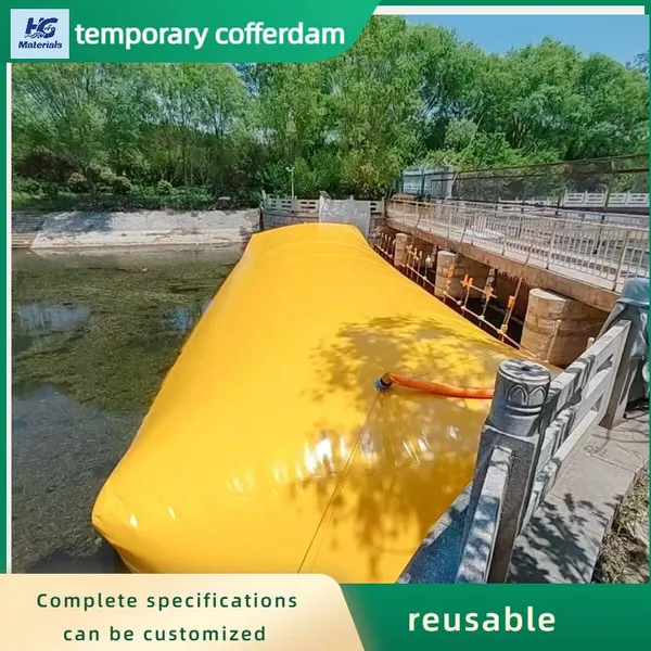 Anti Aging PVC Water Cofferdam Portable Temporary Dam For Outdoor Emergency Flood Prevention photo-3